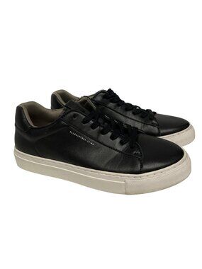 AllSaints Shana Women's Sneakers Low Top Leather Lace Up Black Size EU 42 US 11